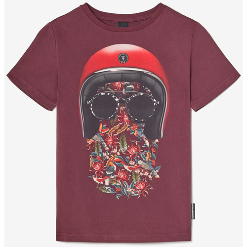 Textil Rapaz T-shirts e Pólos Outono / Invernoises T-shirt GREGORBO Vermelho