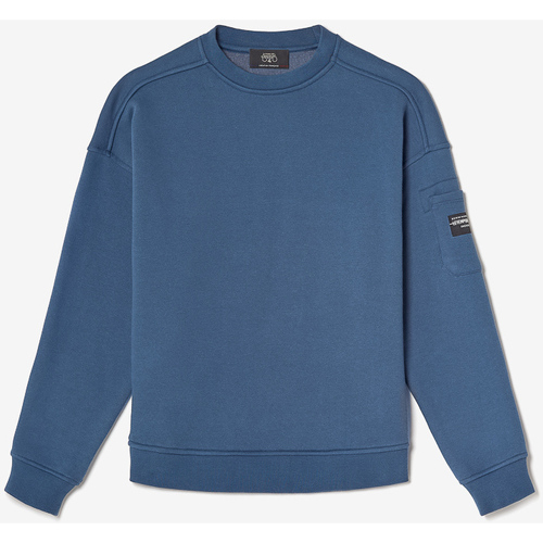 Textil Rapaz Sweats Outono / Invernoises Sweatshirt LEONBO Azul
