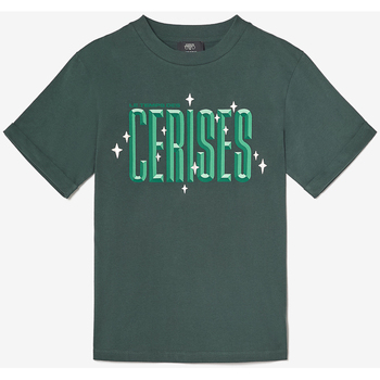 Textil Rapariga T-shirts e Pólos Le Temps des Cerises T-shirt PRIAHGI Verde