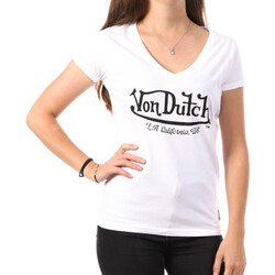 Textil Mulher T-shirts e Pólos Von Dutch  Branco