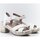Sapatos Mulher Fitness / Training  Mandarina Shoes Sandalias de Novia Mandarina Nelcy Blanco Branco