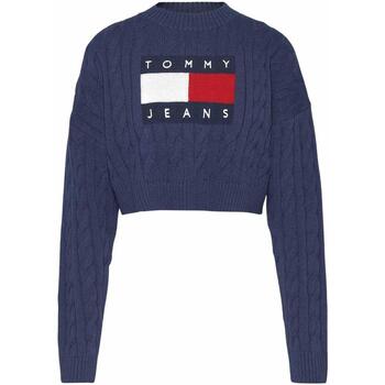 Textil Mulher camisolas Tommy Jeans  Azul