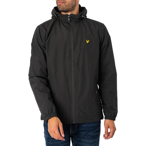 Lyle & Scott Casaco com capuz e fecho de correr Cinza