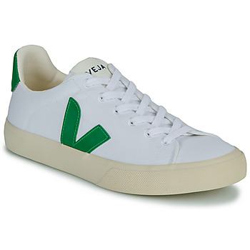 Sapatos Sapatilhas Veja CAMPO CANVAS Branco / Verde