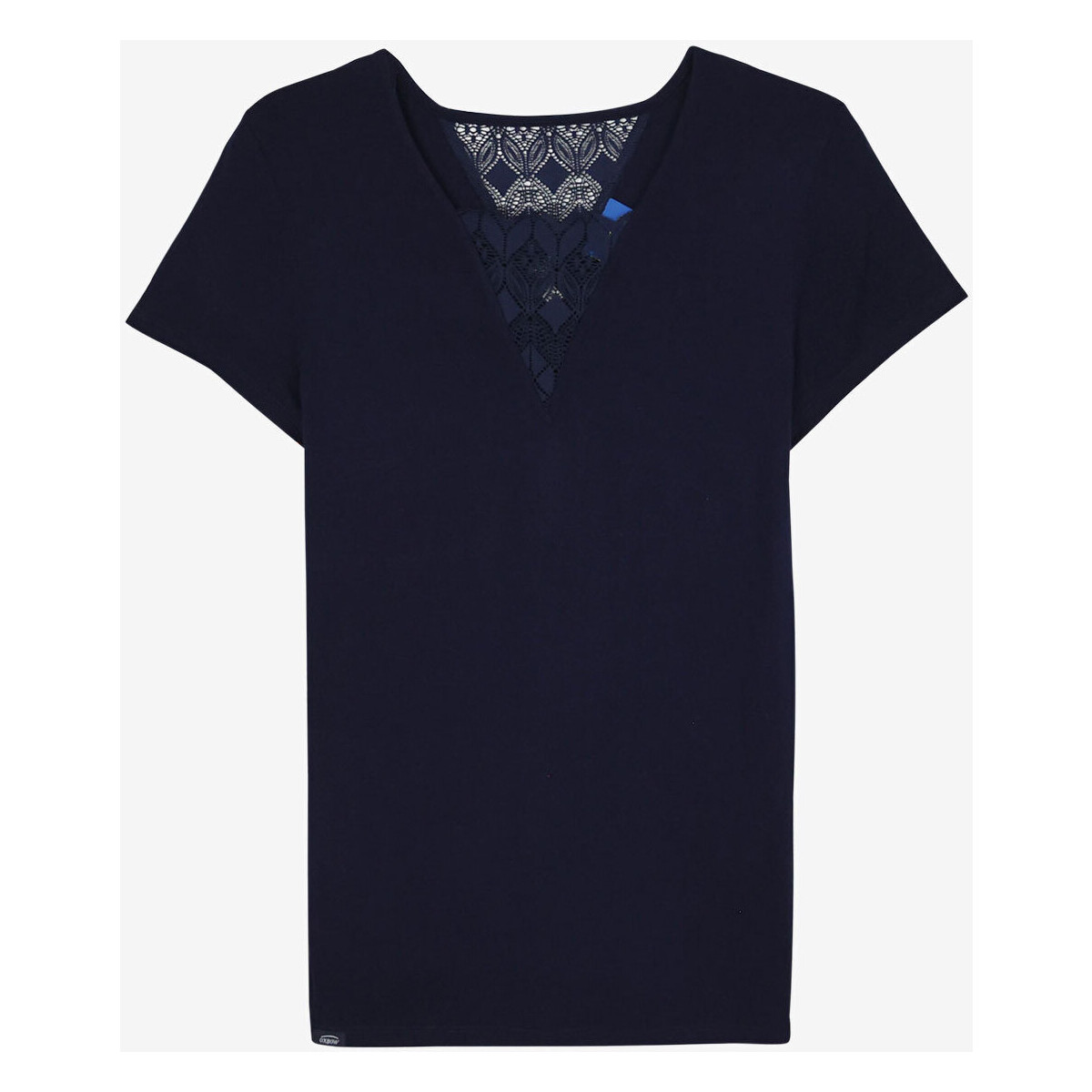 Textil Mulher T-Shirt mangas curtas Oxbow Top TIA Azul