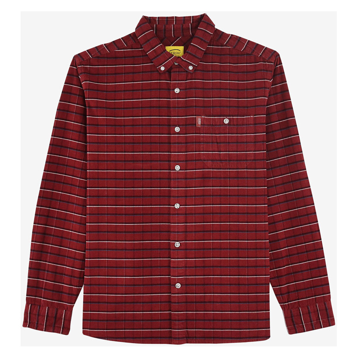 Textil Homem Camisas mangas comprida Oxbow Chemise COTUKA Vermelho