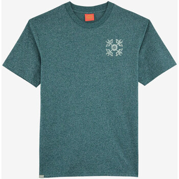 Textil Cotton Jersey T-shirt W Vinyl Logo Oxbow Tee Verde