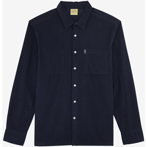 Textil Homem Camisas mangas comprida Oxbow Chemise CORTIL Azul