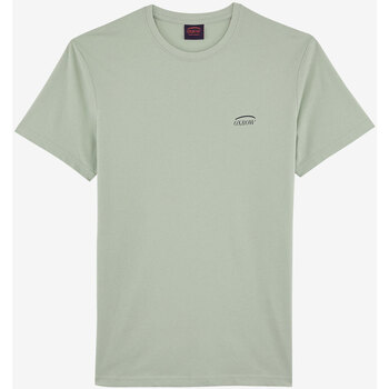 Textil Homem Cotton Jersey T-shirt W Vinyl Logo Oxbow Tee Verde
