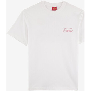 Textil Cotton Jersey T-shirt W Vinyl Logo Oxbow Tee Branco