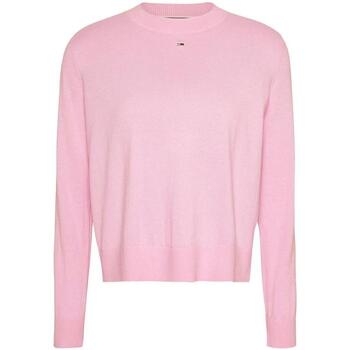 Textil Mulher camisolas Tommy Jeans  Rosa