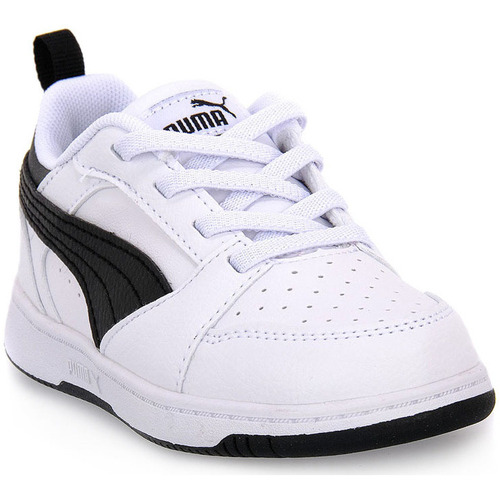 Sapatos Rapaz Sapatilhas Puma Tights 02 REBOUND V6 LO Branco