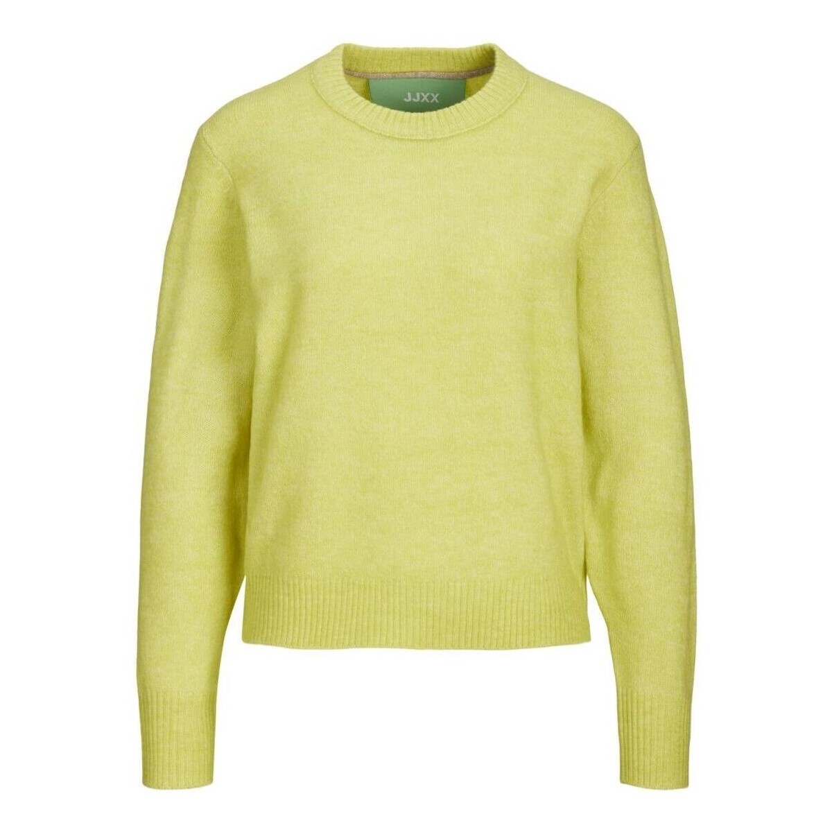 Textil Mulher camisolas JJXX 12236239 SILINE-LIMEADE Amarelo
