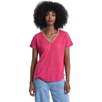 Textil Mulher T-shirts e Pólos Molly Bracken T427BP-FUSHIA Rosa