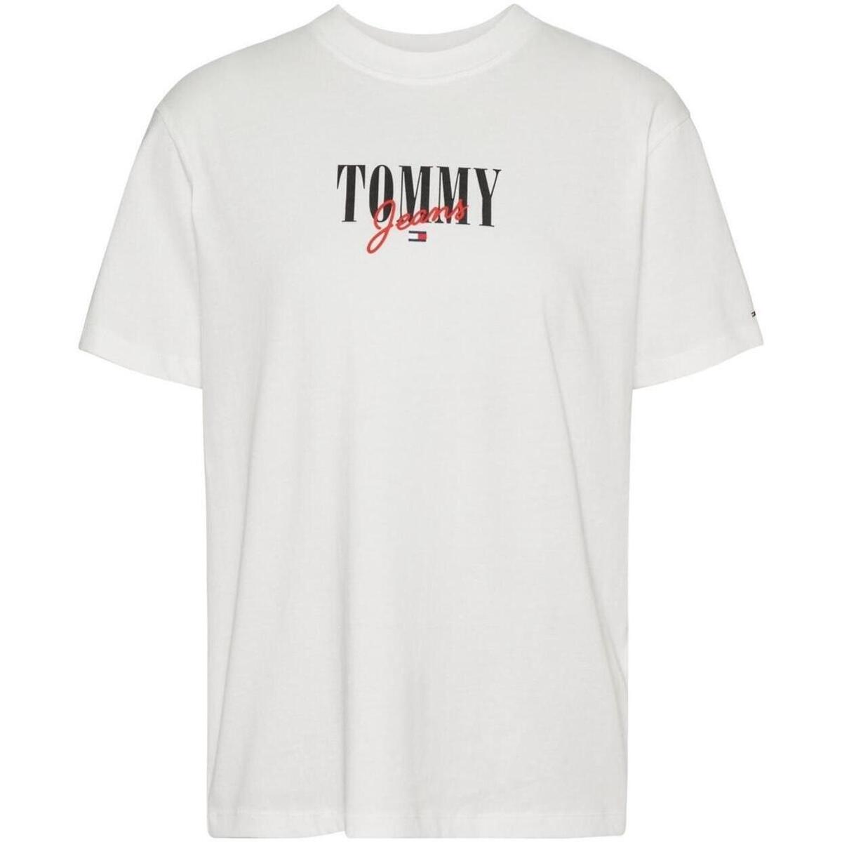 Textil Mulher T-Shirt mangas curtas Tommy Hilfiger  Branco