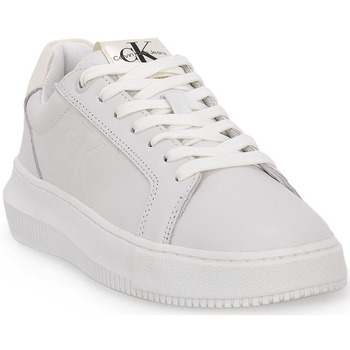 Sapatos Mulher Sapatilhas Calvin Klein JEANS Cinched 01T CHUNKY CUPSOLE Branco
