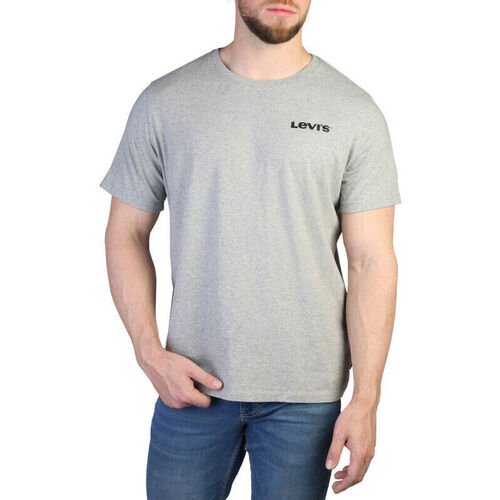 Textil Homem T-shirt mangas compridas Levi's - 22491 Cinza