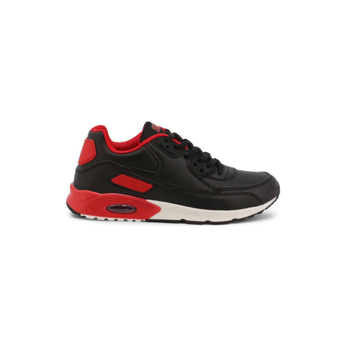 Sapatos Homem Sapatilhas Shone 005-001 Black/Red Preto