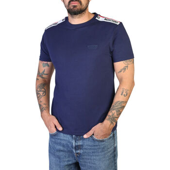 Textil Homem T-Shirt mangas curtas Moschino - A0781-4305 Azul