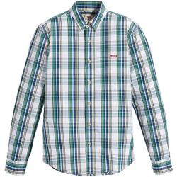 Textil Homem Camisas mangas comprida Levi's  Verde