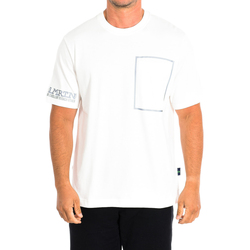 Tesunrise Homem T-Shirt mangas curtas La Martina SMR313-JS303-00002 Branco