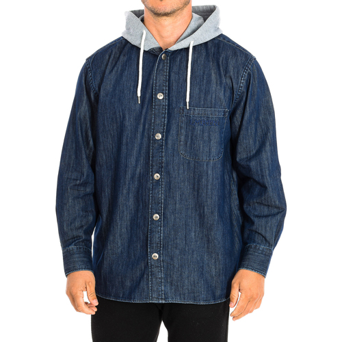 Textil Homem casacos de ganga La Martina TMC009-DM081-D7003 Azul