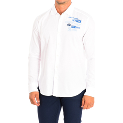 Textil Homem Camisas mangas comprida La Martina TMC602-OX083-00001 Branco