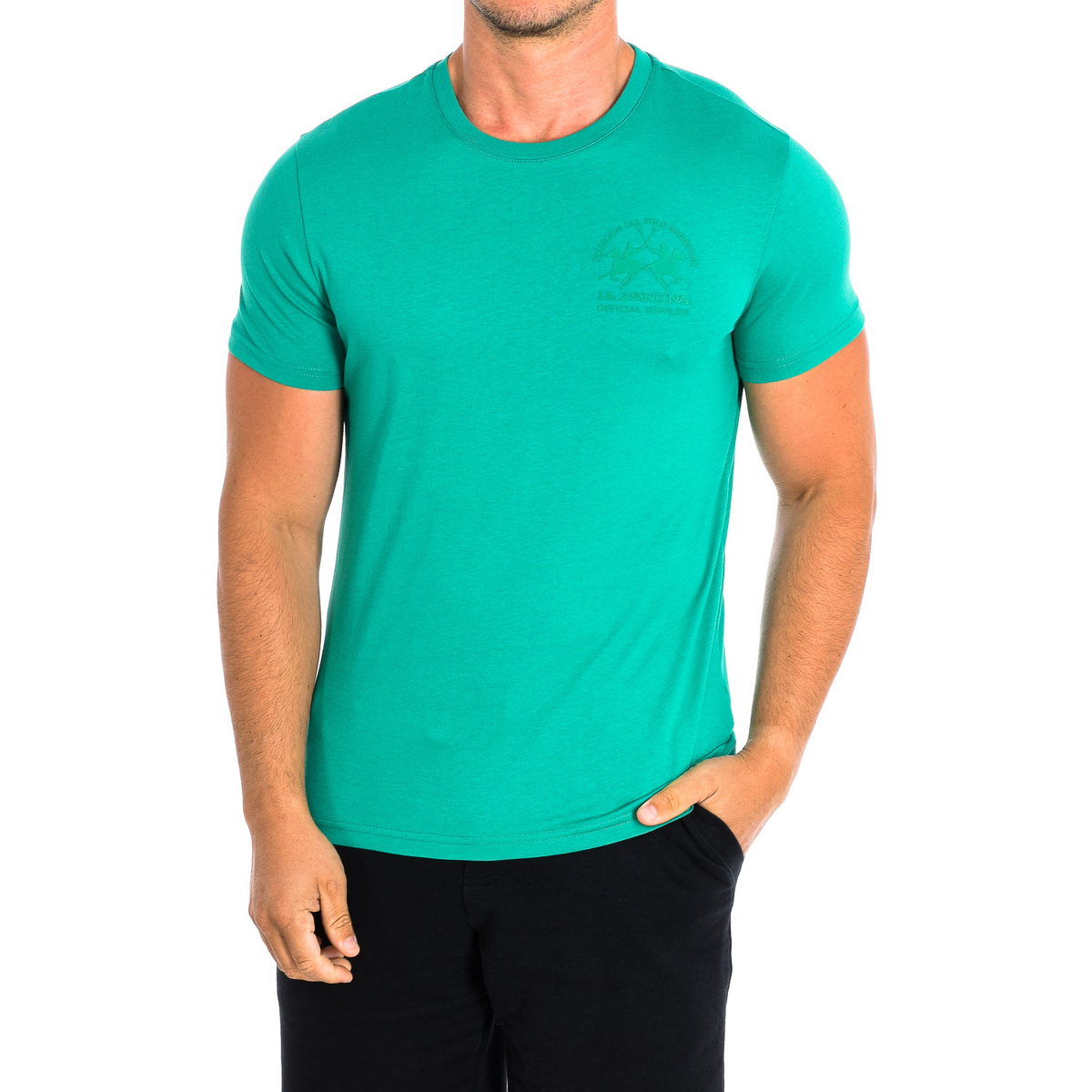 Textil Homem T-Shirt shirts curtas La Martina TMR011-JS206-03104 Verde