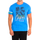 Textil Homem TEEN split logo print T-shirt TMR307-JS206-07205 Azul