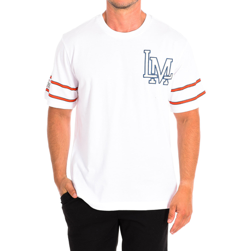 TeDynamic Homem T-shirt Kappa Cafers branco La Martina TMR316-JS206-00001 Branco