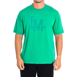 Tesunrise Homem T-Shirt mangas curtas La Martina TMR320-JS330-03104 Verde