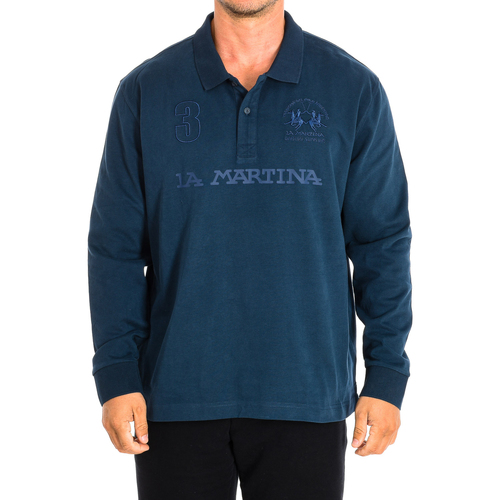 Textil Homem U.S Polo Assn La Martina XMP305-JS005-07017 Marinho