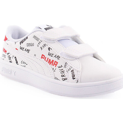 Sapatos Rapaz Sapatilhas de ténis Puma T Tennis Branco