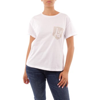 Textil Mulher T-shirt Everyday Label Liu Jo WF3079J5923 Branco