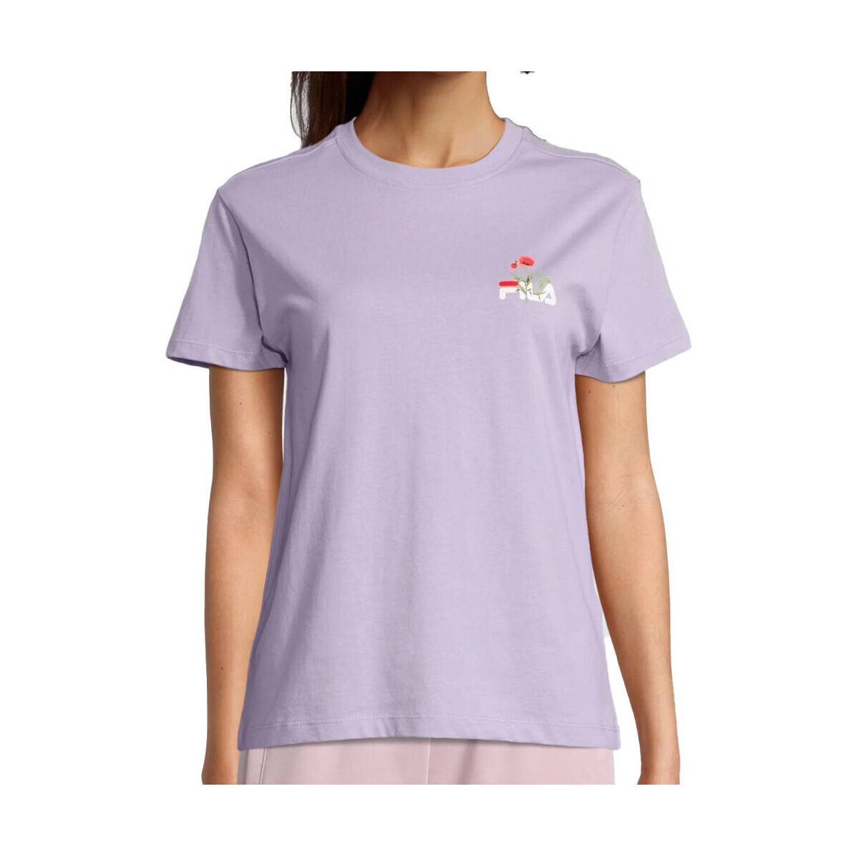 Textil Mulher T-shirts e Pólos Fila  Violeta