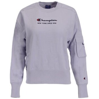 Champion Crewneck Sweatshirt Cinzento, Roxo