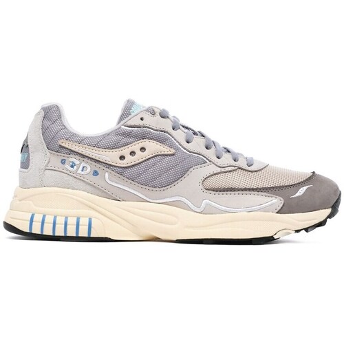 Sapatos Homem Sapatilhas Saucony Grid Hurricane Premium Bege