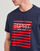 Textil Homem T-Shirt mangas curtas Esprit OCS LOGO STRIPE Marinho