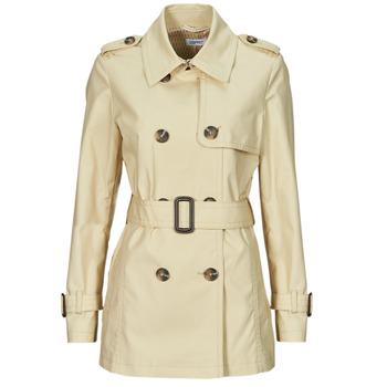 Textil Mulher Trench Esprit CLASSIC TRENCH Bege