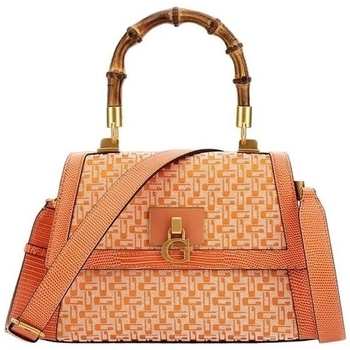Malas Mulher Bolsa de mão Guess STEPHI BAMBOO Orange Laranja