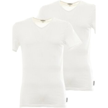 Textil Homem T-Shirt mangas curtas Bikkembergs BKK1UTS02BI Branco