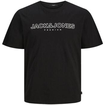 Textil Homem T-Shirt mangas curtas Jack & Jones  Preto