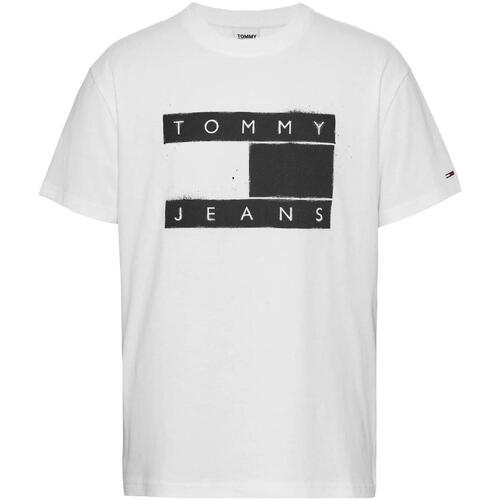 Textil Homem T-Shirt mangas curtas Tommy Hilfiger  Branco