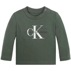 Tepar Rapaz Corta vento Calvin Klein logo embroidered leggings  Verde