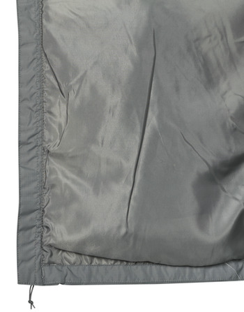 contrasting-trim detail poncho jacket Schwarz