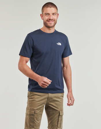 t-shirt in blue heather fabric set SIMPLE DOME