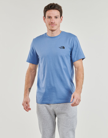 t-shirt in blue heather fabric set SIMPLE DOME