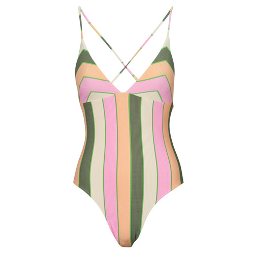 Textil Mulher Pt Beach Classics Tiki Tri Roxy VISTA STRIPE ONE PIECE Multicolor
