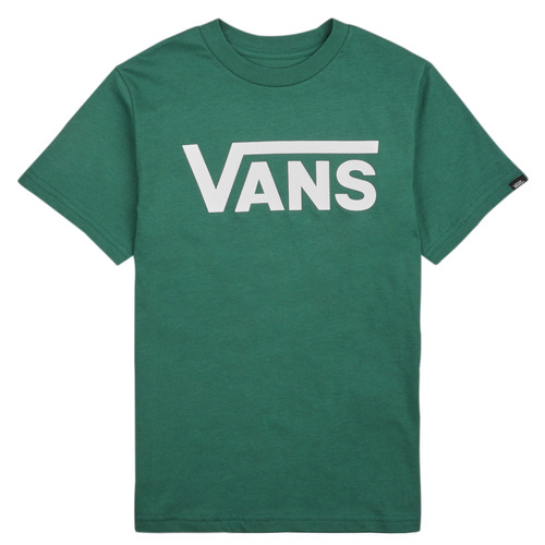 Textil Criança T-Shirt mangas curtas leopard Vans BY leopard VANS CLASSIC Verde