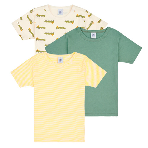 Textil Rapaz até 30 dias Petit Bateau A0A8I X3 Amarelo / Verde / Multicolor